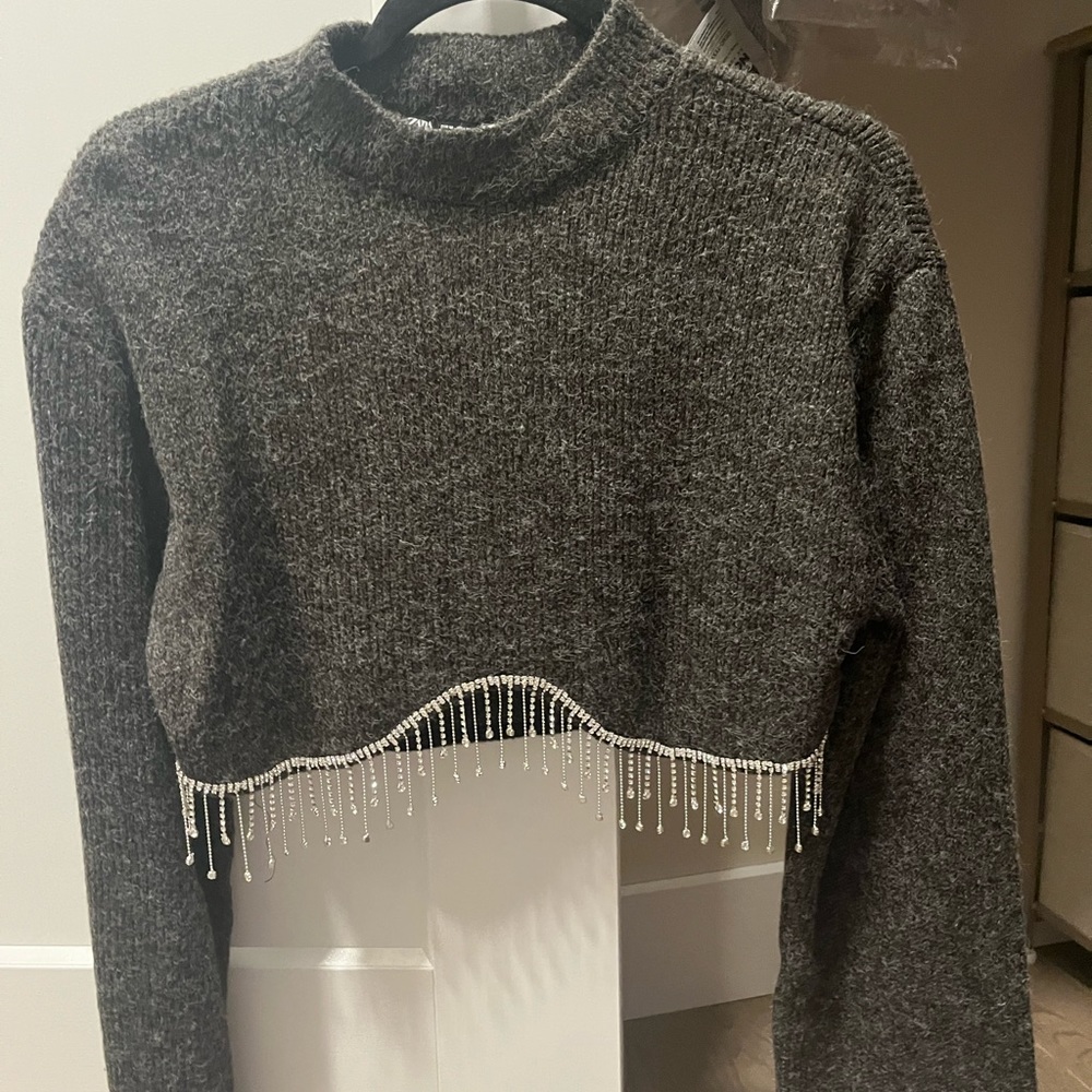 Zara cropped sweater